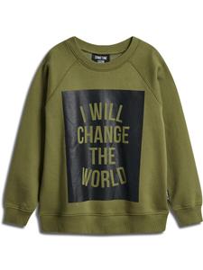 Толстовка SOMETIME SOON, оливковый