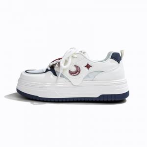 RENBEN Дышащие, увеличивающие рост, нескользящие низкие кроссовки для скейтбординга, женские, белые, красные, синие