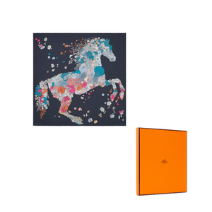 HERMES Шёлковый шарф Women's Blue