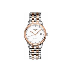 LONGINES Часы Men's Military Flag Collection Watch, White Dial