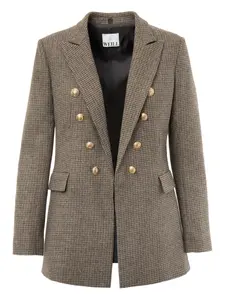 Клетчатый пиджак Weill Paris, коричневый