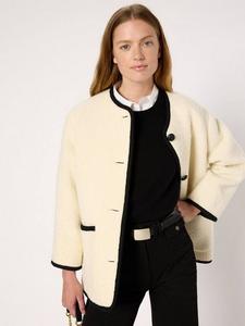 Пальто Mireille из шерсти Wool Rich Gerard Darel, Ecru