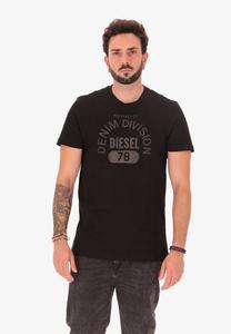 Футболка Diesel Print T-shirt, Black