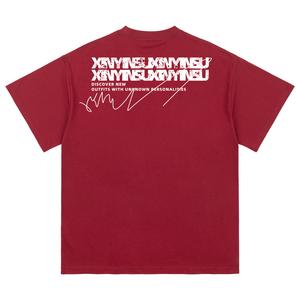 Футболка унисекс XINYINSU, выцветший черный