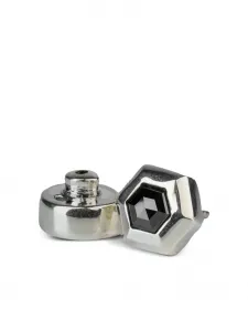 Серебряная серьга с бриллиантом Parts of Four, серебяный