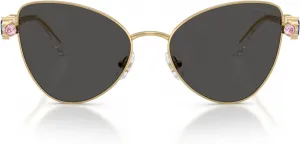 Женские солнцезащитные очки Swarovski Sk7034 Butterfly, Gold/Dark Grey