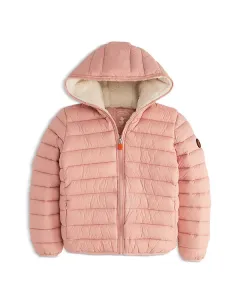 Стеганая куртка Leci для девочек - для малышей и для взрослых. Save The Duck, розовый
