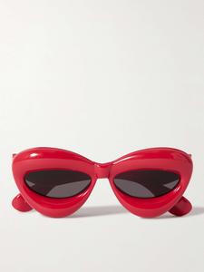 Солнцезащитные очки из ацетата в круглой оправе LOEWE, красный