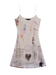 Мини платье Desigual, Light brown