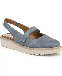 Женские балетки Edison Mary Jane на платформе с ремешком Naturalizer, синий