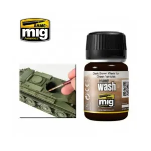 Темно-коричневая окраска для «зеленых» автомобилей, Enamel Singles - Washes