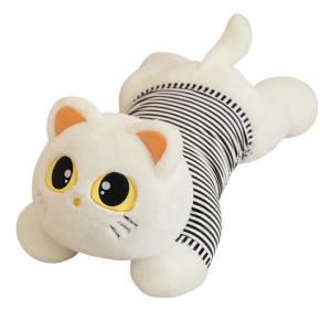 Плюшевая игрушка котенок реалистичная и животные плюшевые куклы высота 70см/115см JBBCN, белый