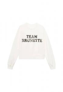 Толстовка Mango Kids TEEN, Off White/Off-White