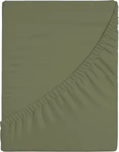 Простыня CASATEX "Джерси-Эластан" с эластаном 140-160х200-220 см, 1 шт., зеленый