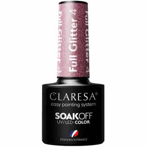 Гибридный лак для ногтей 4 Claresa Full Glitter, 5 гр