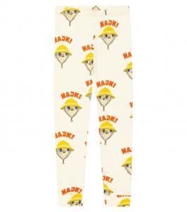 Леггинсы из хлопкового джерси для походов Mini Rodini, мультиколор