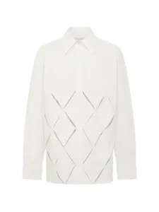 Рубашка Cece с вырезами ALEMAIS, белый