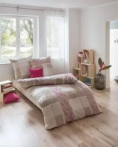 Постельное белье Mako satin 155x220 см 70818 Journal pink Kaeppel