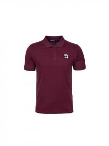 Karl Lagerfeld Рубашка поло 745710 бордового цвета