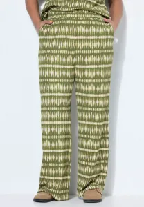 Широкие брюки со структурой и принтом из эластичного материала Studio Untold, Oliv