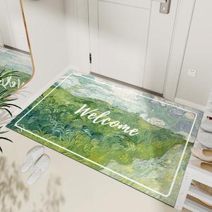 Dajiang Ковер 45х75 см для ванной, впитывающий, нескользящий, для входа