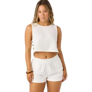 Женская льняная блузка Sanders O'Neill, White