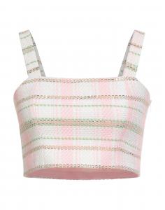 Кроп-топ Liu •Jo, светло-розовый