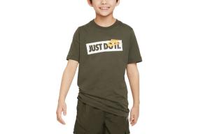 Детская футболка Nike, зеленый