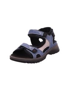 Сандалии Sora с ремешками в черном/джинсовом/каменном цвете WALDLÄUFER