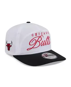 Мужская регулируемая бейсболка Chicago Bulls 2025 NBA Draft On-Stage из нейлона, цвет белый/черный, модель 19TWENTY New Era
