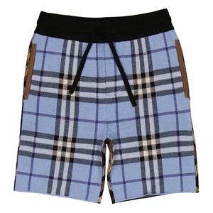 Берберри Мальчики Синие Мило Контрастные Клетчатые Шорты Burberry