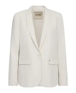 Элегантный блейзер с V-образным вырезом и накладными карманами. Mos Mosh, бежевый