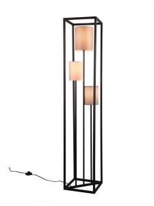 Trio Leuchten Напольная лампа ROSS в матово-черном цвете