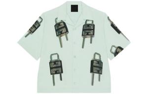 Рубашка мужская зеленая Givenchy, зеленый