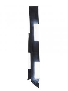 Шарф из шелковой саржи Suzusan, синий