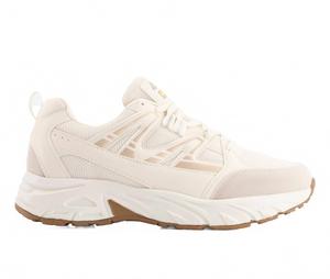 Женские повседневные удобные кроссовки в бежевом цвете Andrea