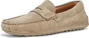 Мужские лоферы BOSS Noel из замши