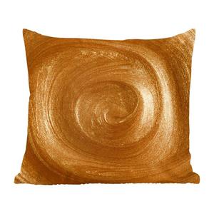 Декоративная подушка MuchoWow Диванная подушка Декоративная подушка для гостиной 60 x 60 см Вихрь золотого цвета - Чехол на подушку - Хлопчатобумажная ткань - Декоративные наволочки