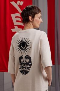 Хлопковая футболка Medicine, бежевый