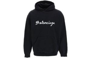Balenciaga Мужская толстовка, черный
