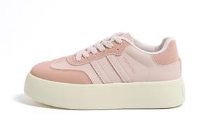 Легкие кроссовки German Army Trainers для женщин с эффектом увеличения роста HUANQIU, розовый