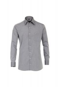 Мужская деловая рубашка, простого и комфортного кроя CASAMODA, серый