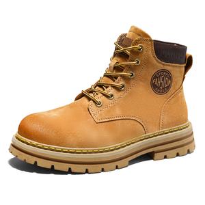 Dunnu Ботинки Martin Unisex желто-коричневые/хаки