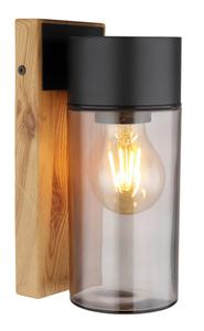 Globo Уличный светильник E27, черный металлик/стекло, степень защиты IP44