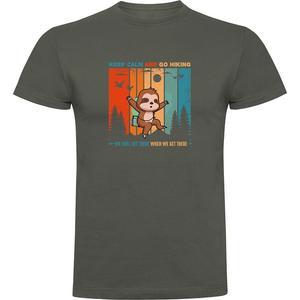 Футболка с коротким рукавом Kruskis Keep Calm Sloth, зеленый