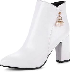 Женские элегантные ботильоны Roimaash, 059 White