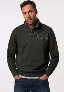 Толстовка HALF-ZIP VINTAGE LOOK BADGE UP TO JP1880, серый