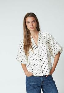 Блуза Co'couture DILANCC DOT SS V, Powder/White