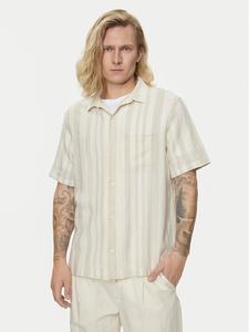 Рубашка стандартного кроя Gap, бежевый