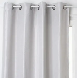 Плотная штора "Елена" с люверсами - светло-серый 140×260 см - Atmosphera créateur d'interieur ATMOSPHERA CREATEUR D’INTERIEUR